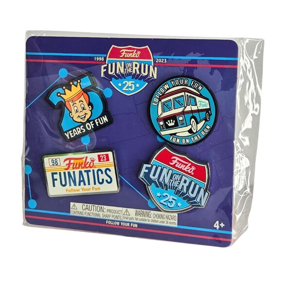 Funko Bitty Pop! Fun on the Run Series Bitty Pop w/Pins 25th Anniversary [Sealed - Picture 3 of 7